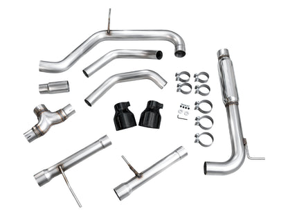 AWE 3020-33275 Track Ed Exhaust Diamond Black Tips For VW Jetta GLI (22-25)