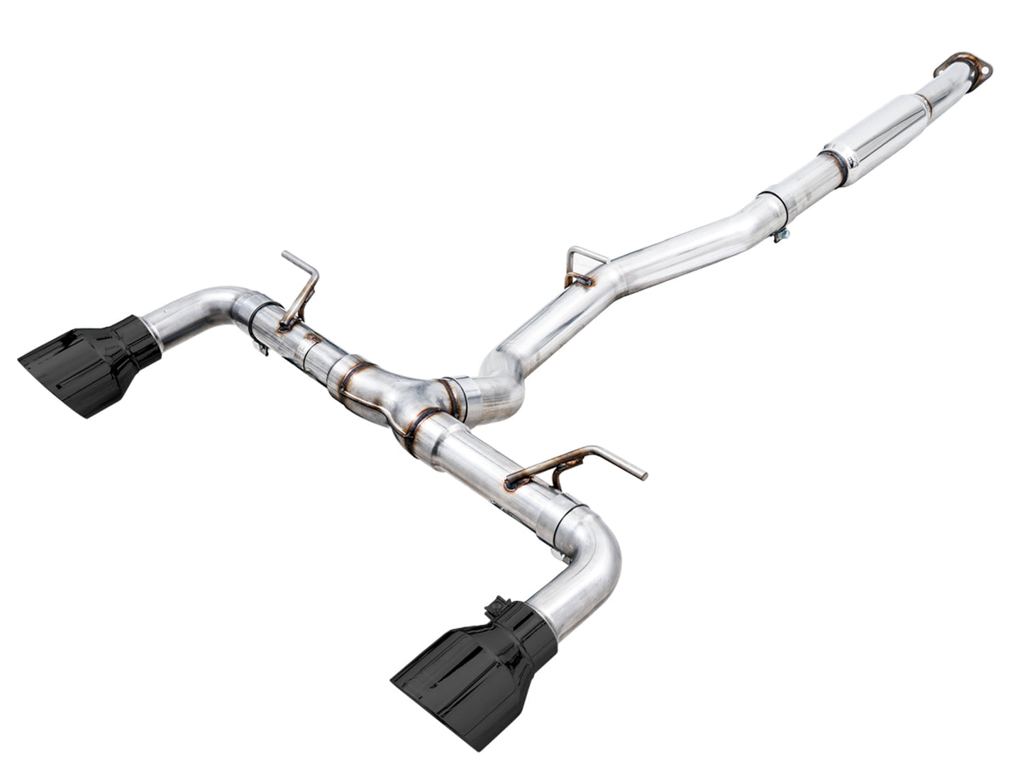 AWE Tuning Track Edition Exhaust for Subaru BRZ / Toyota GR86 / Toyota 86 / Scion FR-S - Diamond Black Tips (3020-33279)