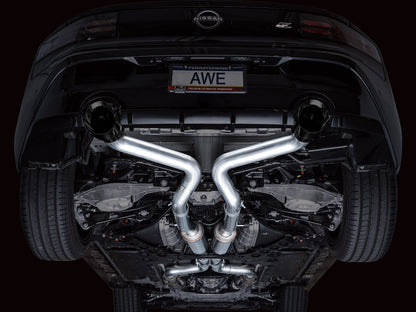 AWE Tuning Track Edition Catback Exhaust System w/ Diamond Black Tips for 2023 Nissan Z RZ34 RWD (3020-33400)