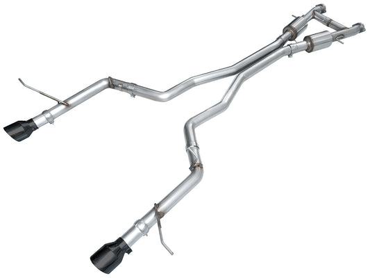 AWE Tuning Track Edition Exhaust w/ Diamond Black Tips for 11-24 Dodge Durango 5.7L (3020-33575)