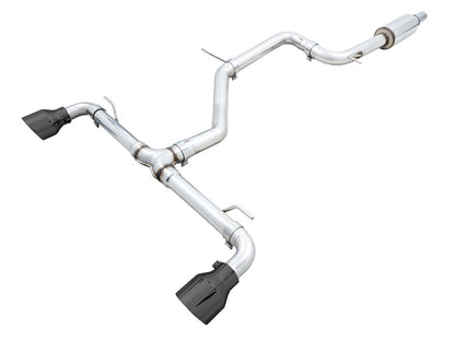 AWE Tuning Track Edition Exhaust for VW MK8 GTI - Diamond Black Tips (3020-33658)