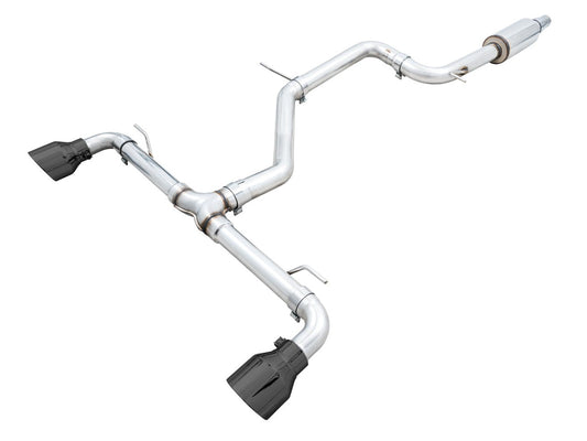 AWE Tuning Track Edition Exhaust for VW MK8 GTI - Diamond Black Tips (3020-33658)