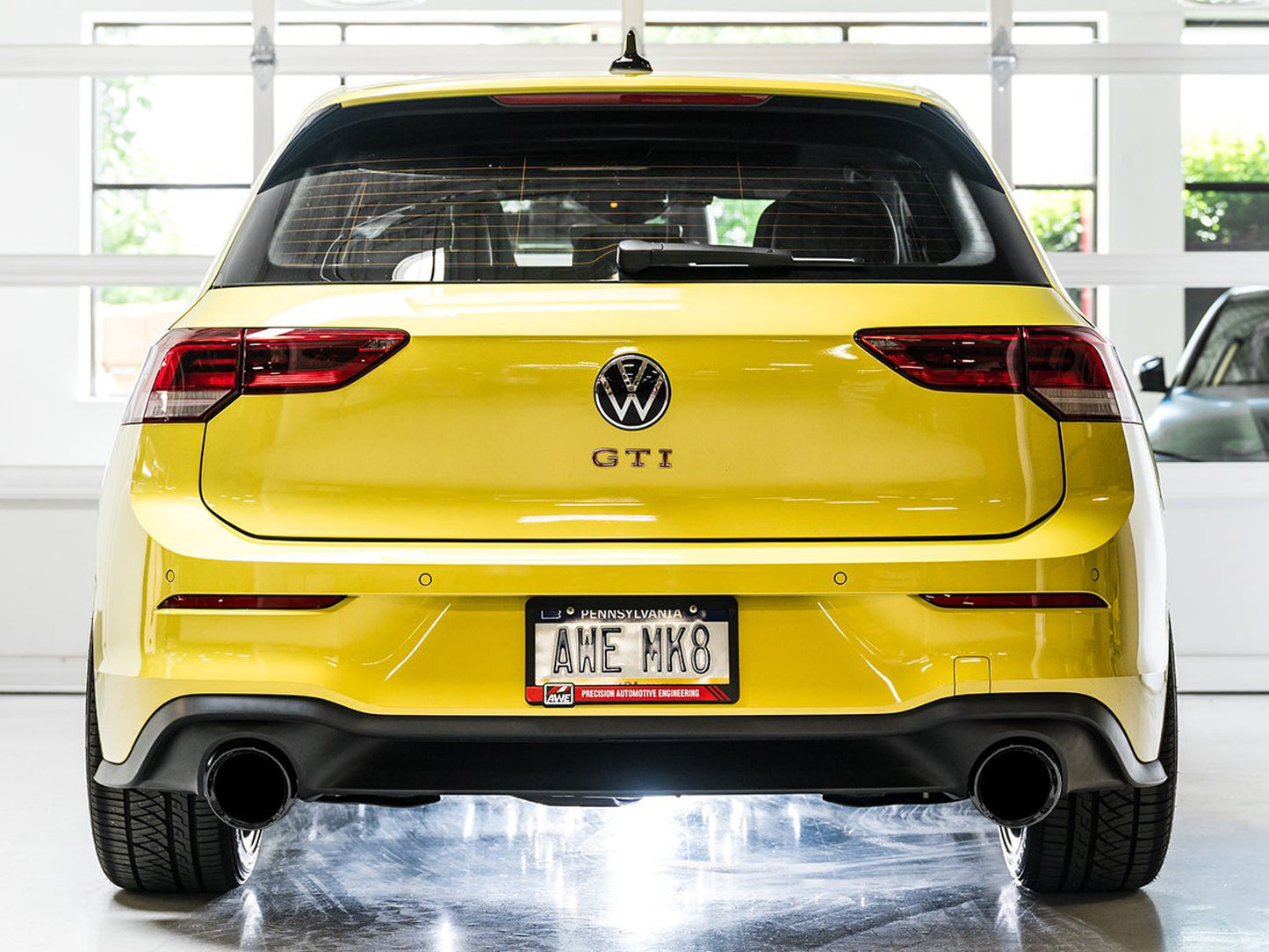 AWE Tuning Track Edition Exhaust for VW MK8 GTI - Diamond Black Tips (3020-33658)
