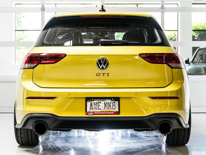 AWE Tuning Track Edition Exhaust for VW MK8 GTI - Diamond Black Tips (3020-33658)