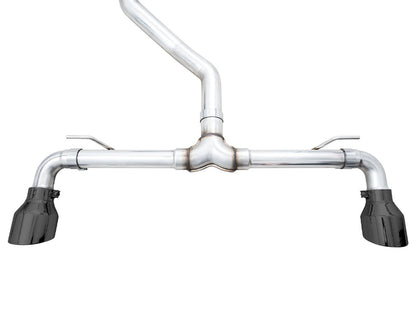 AWE Tuning Track Edition Exhaust for VW MK8 GTI - Diamond Black Tips (3020-33658)