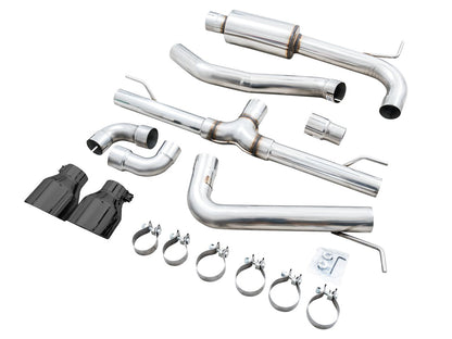 AWE Tuning Track Edition Exhaust for VW MK8 GTI - Diamond Black Tips (3020-33658)