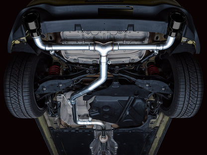 AWE Tuning Track Edition Exhaust for VW MK8 GTI - Diamond Black Tips (3020-33658)