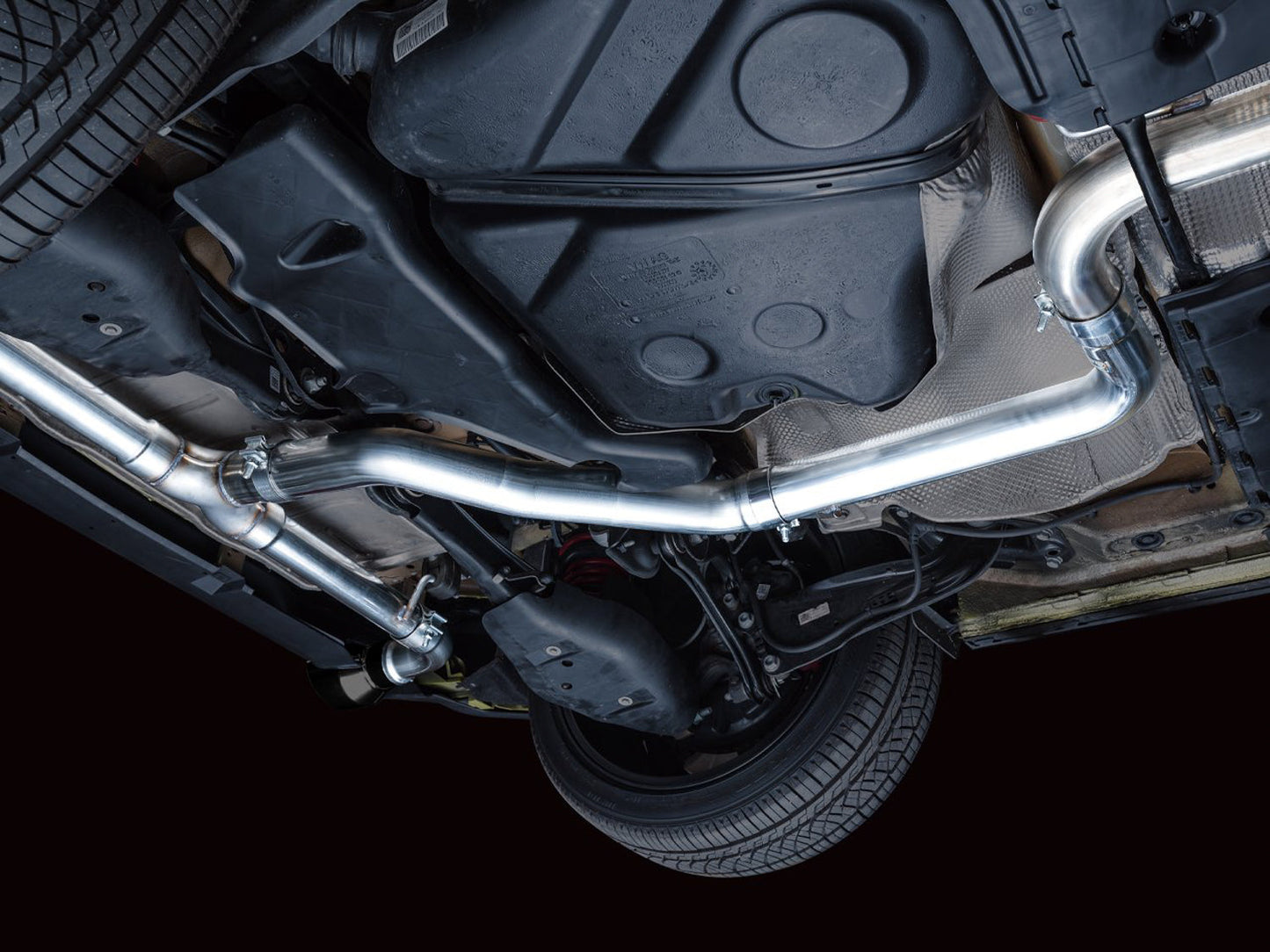 AWE Tuning Track Edition Exhaust for VW MK8 GTI - Diamond Black Tips (3020-33658)