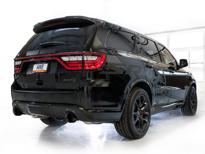 AWE Tuning Track Edition Exhaust - Diamond Black Tips for 18-23 Dodge Durango SRT & Hellcat (3020-33952)