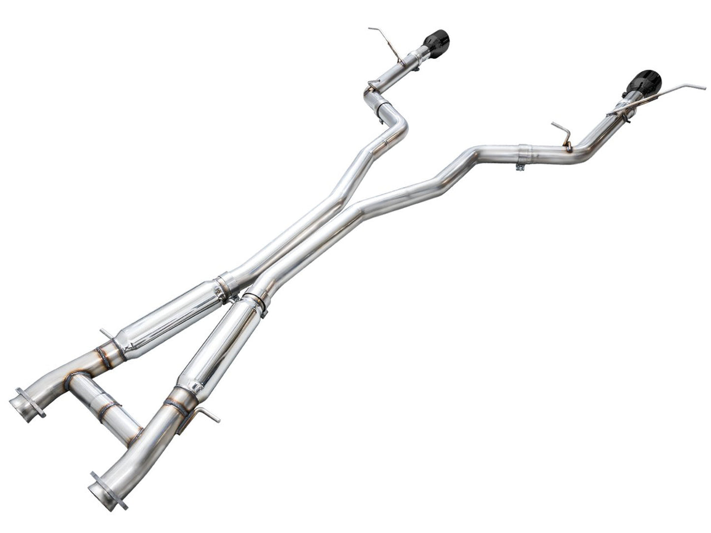 AWE Tuning Track Edition Exhaust - Diamond Black Tips for 18-23 Dodge Durango SRT & Hellcat (3020-33952)
