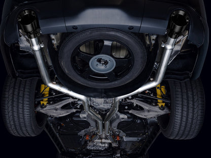 AWE Tuning Track Edition Exhaust - Diamond Black Tips for 18-23 Dodge Durango SRT & Hellcat (3020-33952)