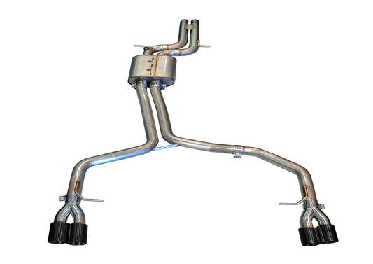 AWE Tuning Track Edition Exhaust System for B8 S5 4.2L - Chrome Silver Tips (3020-42014)