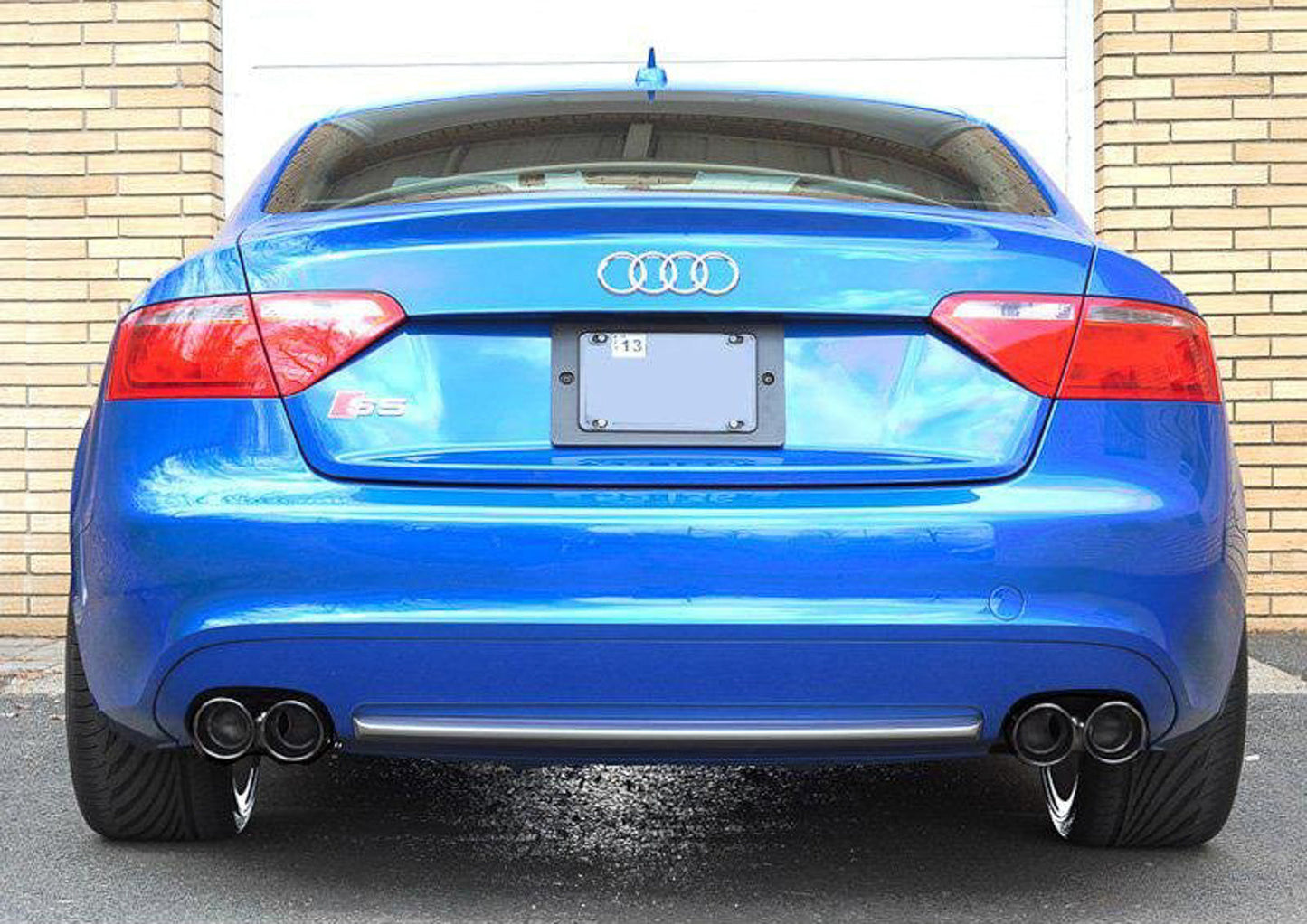 AWE Tuning Track Edition Exhaust System for B8 S5 4.2L - Chrome Silver Tips (3020-42014)