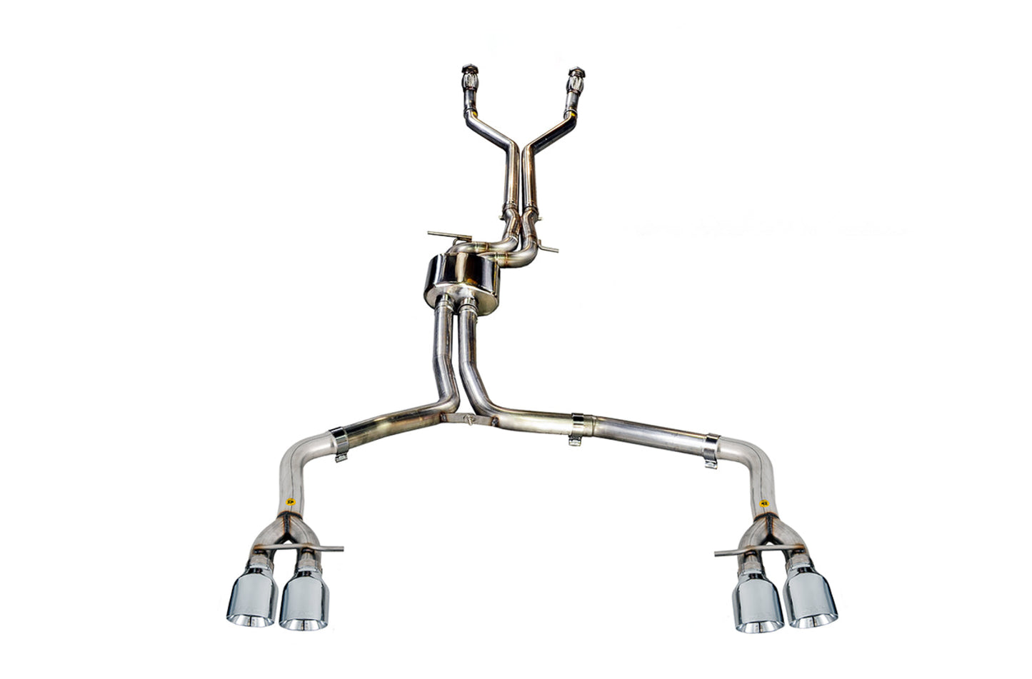 AWE Tuning Track Edition Exhaust for Audi C7 S6 4.0T - Chrome Silver Tips (3020-42042)