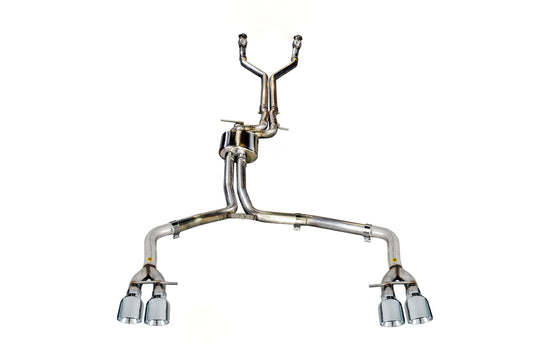 AWE Tuning Track Edition Exhaust for Audi C7 S7 4.0T - Chrome Silver Tips (3020-42044)