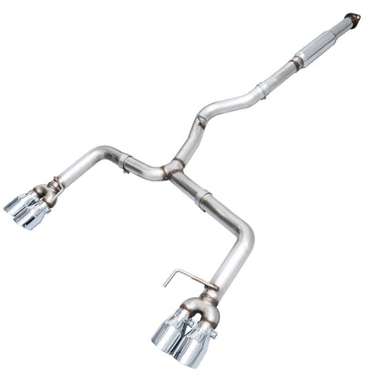 AWE Tuning Track Edition Exhaust for VA / GV WRX / STI Sedan - Chrome Silver Quad Tips (102mm) (3020-42058)