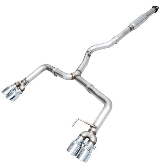AWE Tuning Track Edition Exhaust for VA / GV WRX / STI Sedan - Chrome Silver Quad Tips (102mm) (3020-42058)