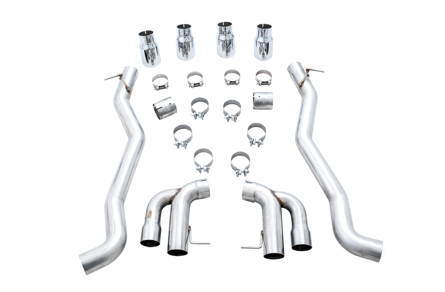 AWE Tuning Track Edition Axleback Exhaust for BMW F90 M5 - Chrome Silver Tips (3020-42069)