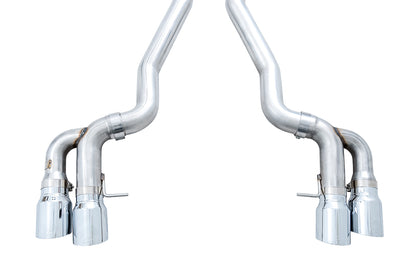 AWE Tuning Track Edition Axleback Exhaust for BMW F90 M5 - Chrome Silver Tips (3020-42069)