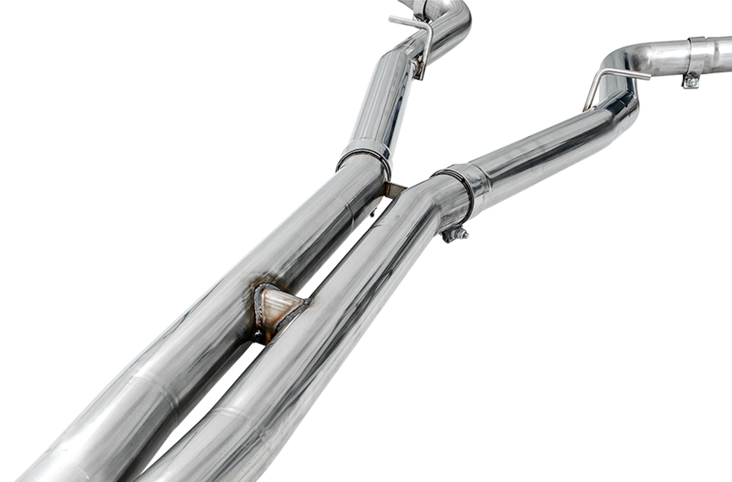 AWE Tuning Touring Edition Exhaust for 17+ Challenger 5.7 - Non-Resonated - Chrome Silver Quad Tips (3020-42076)