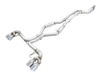 AWE Tuning Track Edition Exhaust for G2X M340i / M440i - Chrome Silver Tips (3020-42078)