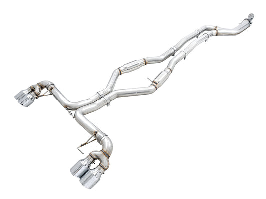 AWE Tuning Track Edition Exhaust for G2X M340i / M440i - Chrome Silver Tips (3020-42078)