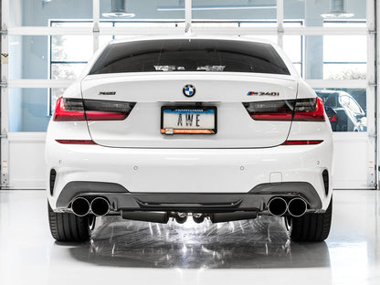 AWE Tuning Track Edition Exhaust for G2X M340i / M440i - Chrome Silver Tips (3020-42078)