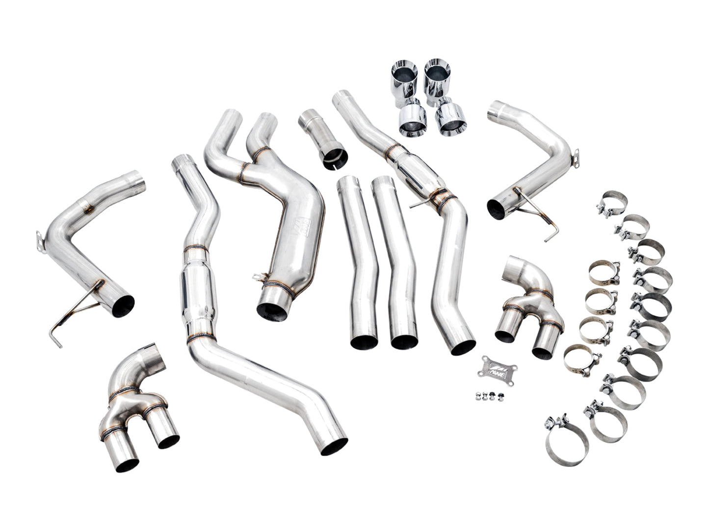 AWE Tuning Track Edition Exhaust for G2X M340i / M440i - Chrome Silver Tips (3020-42078)