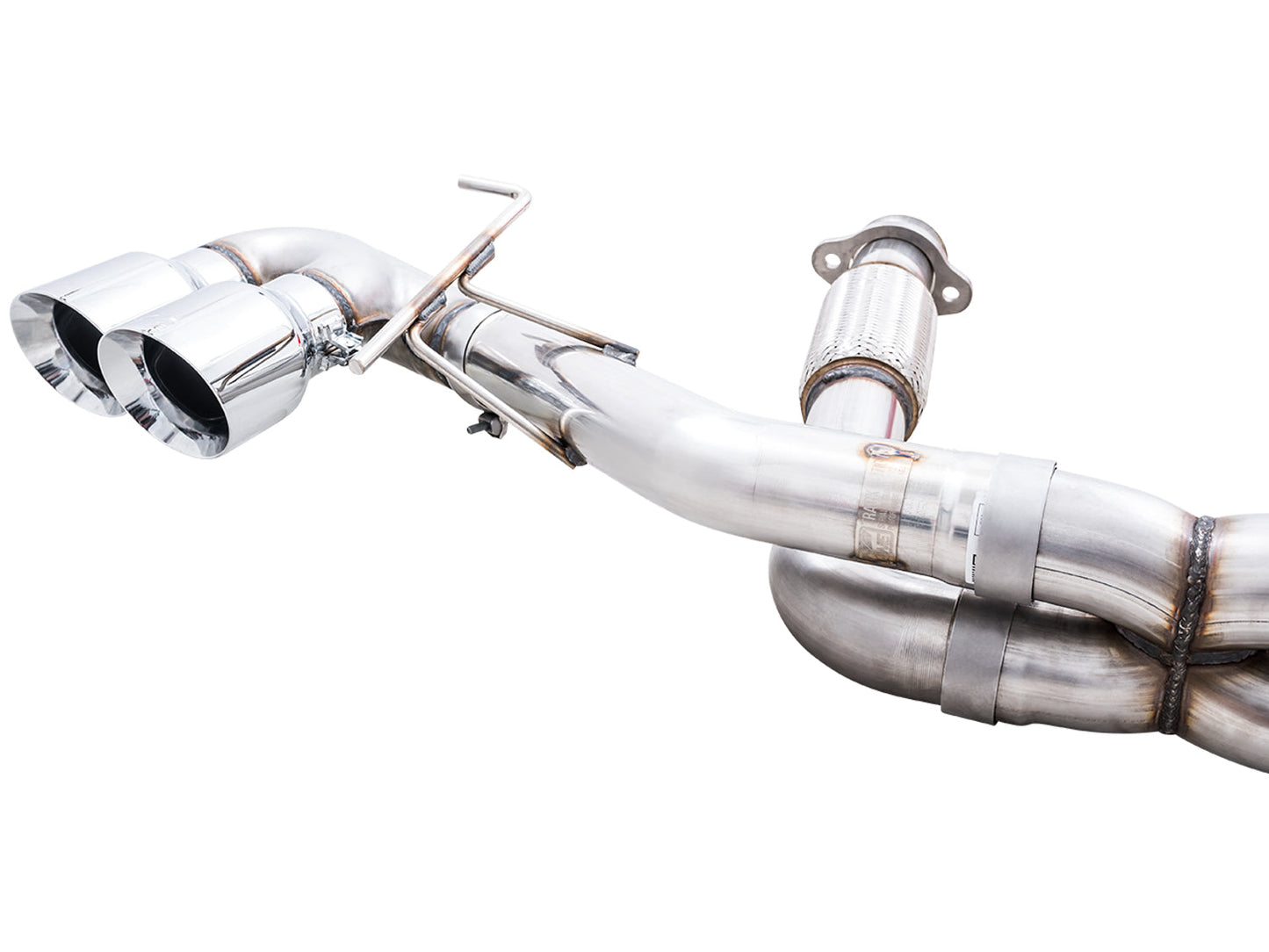 AWE Tuning Track Edition Exhaust for C8 Corvette - Chrome Silver Tips (3020-42080)