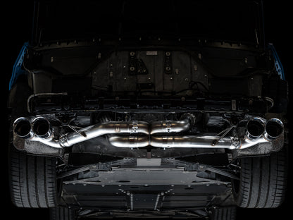 AWE Tuning Track Edition Exhaust for C8 Corvette - Chrome Silver Tips (3020-42080)