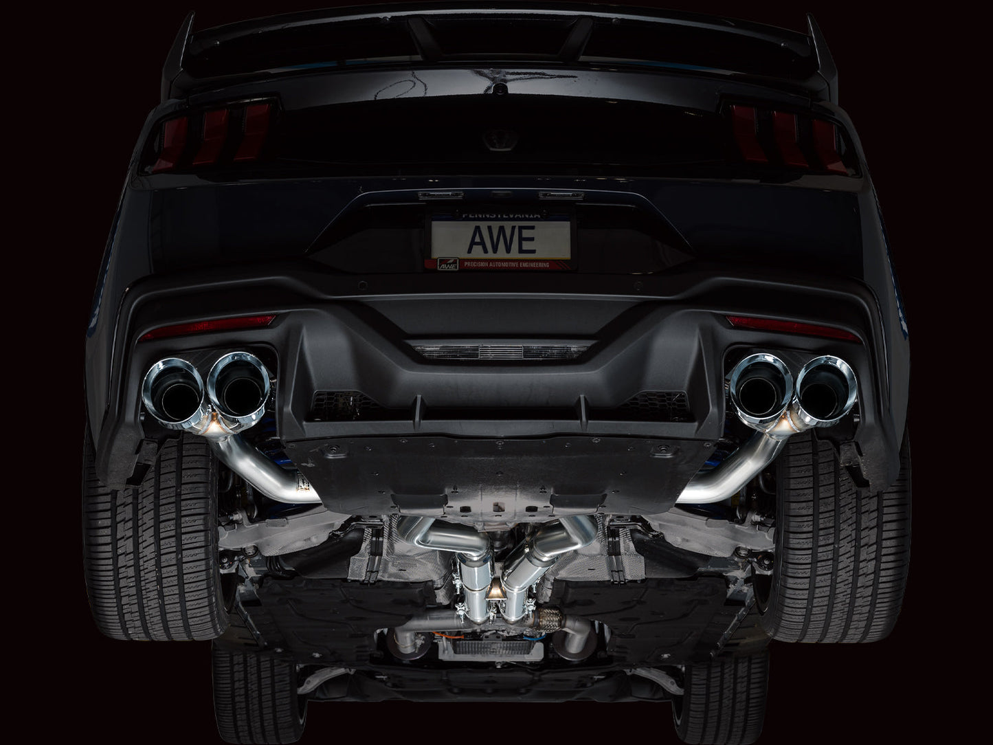 AWE Exhaust Suite for S650 Ford Mustang Dark Horse