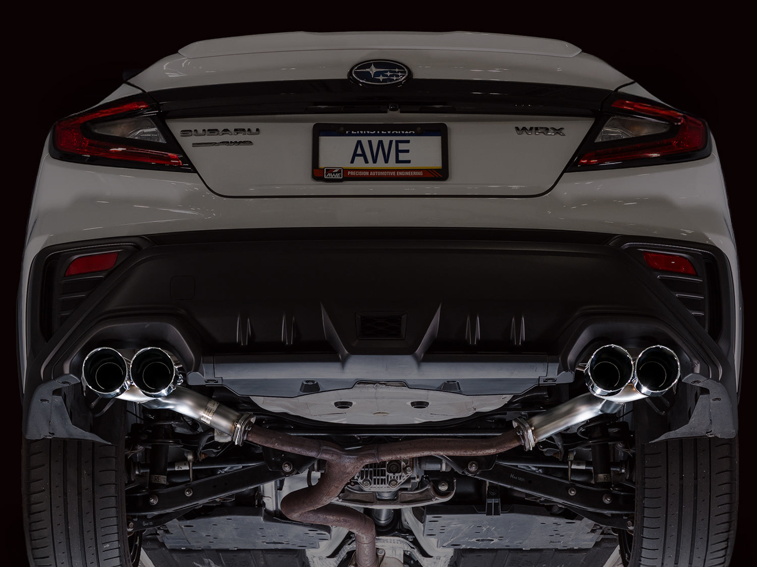 AWE 3020-42424 Track Edition Axleback Exhaust for 2022-2025 Subaru WRX (VB)