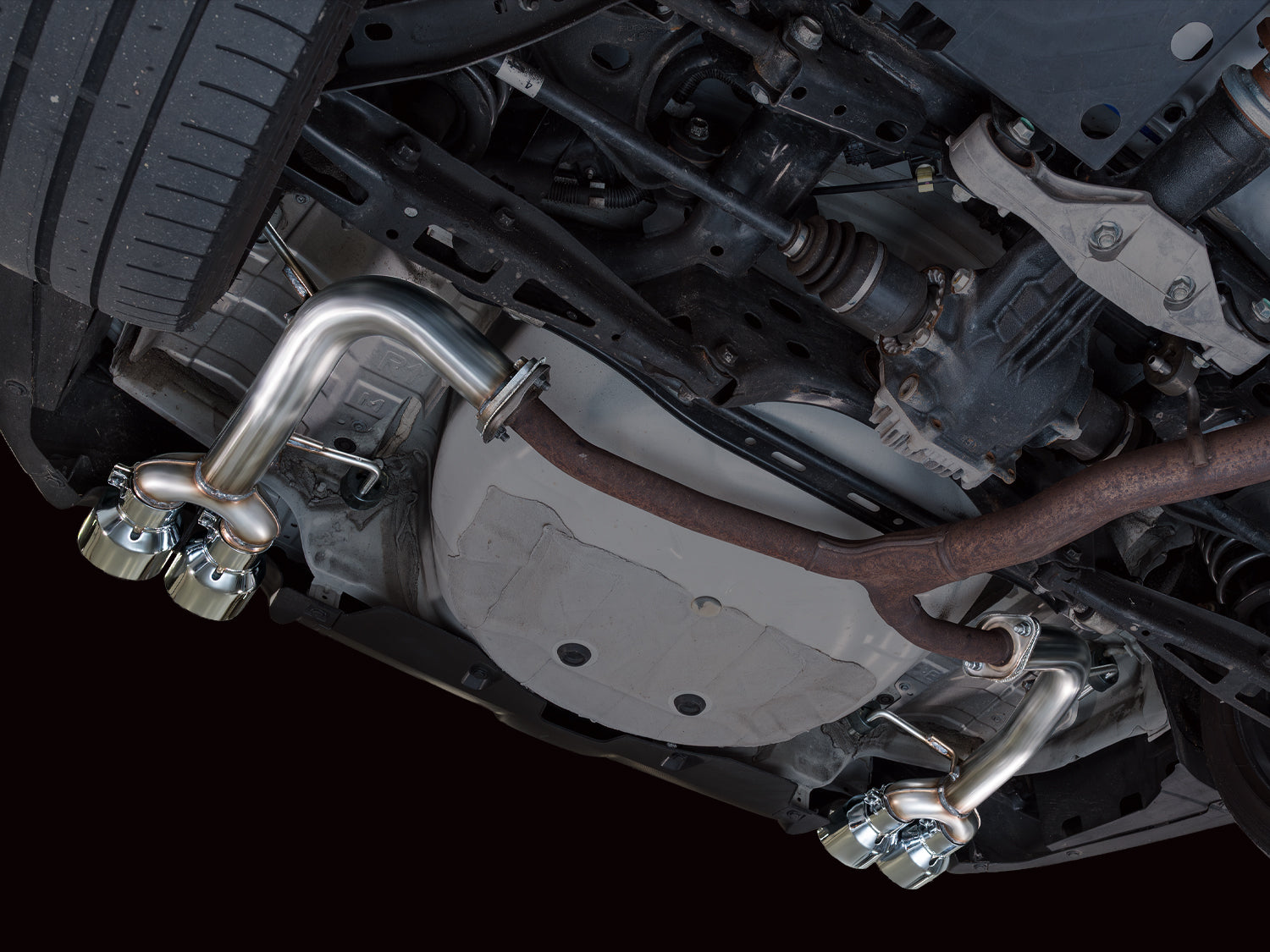AWE 3020-42424 Track Edition Axleback Exhaust for 2022-2025 Subaru WRX (VB)
