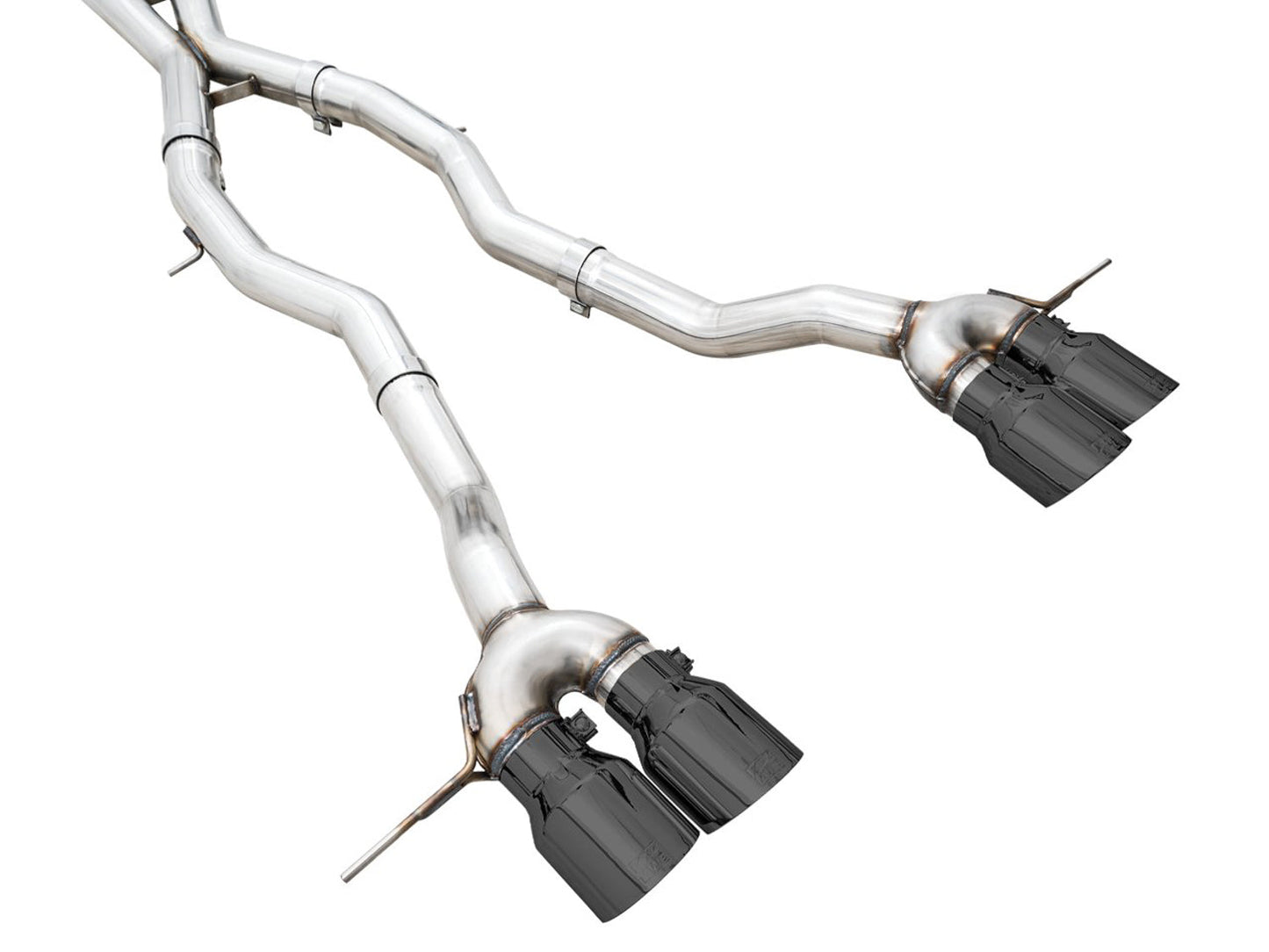 AWE Tuning Track Edition Catback Exhaust for BMW G8X M3/M4 - Diamond Black Tips (3020-42482)