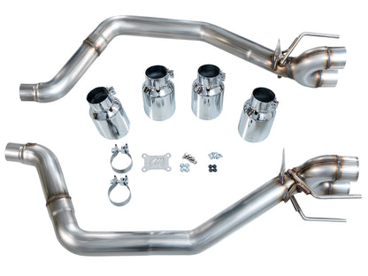 AWE Tuning 3020-42660 Axleback Exhaust For Chevrolet Corvette 6.0L Track