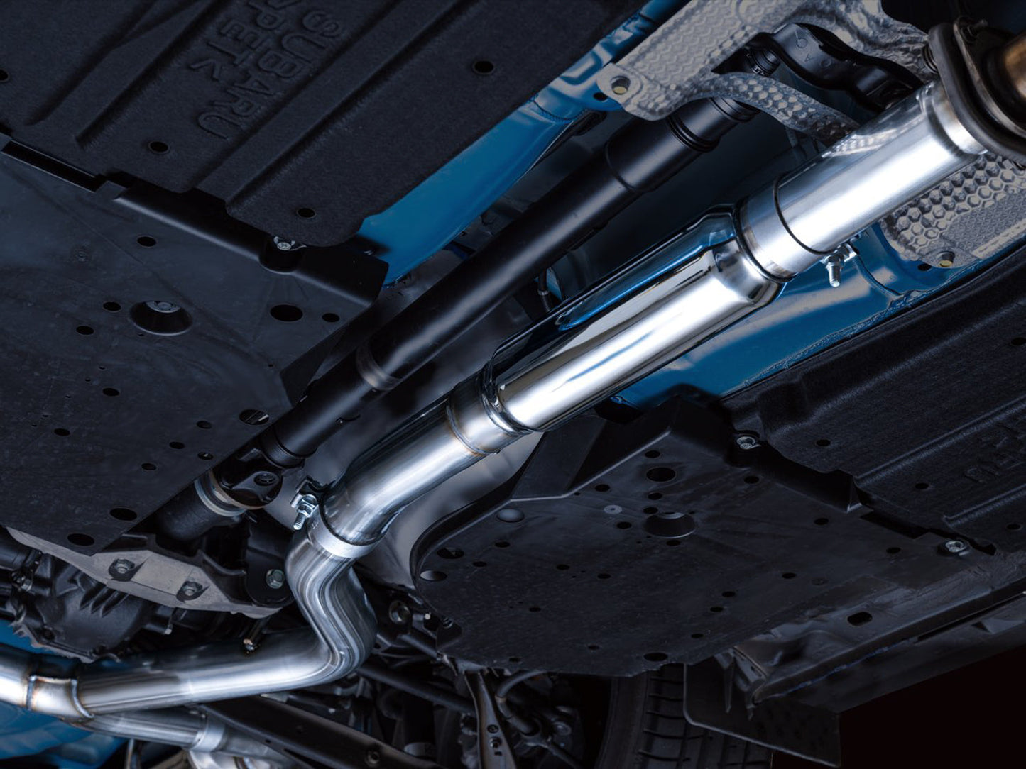 AWE Tuning Track Edition Exhaust for VB Subaru WRX - Chrome Silver Tips (3020-42979)