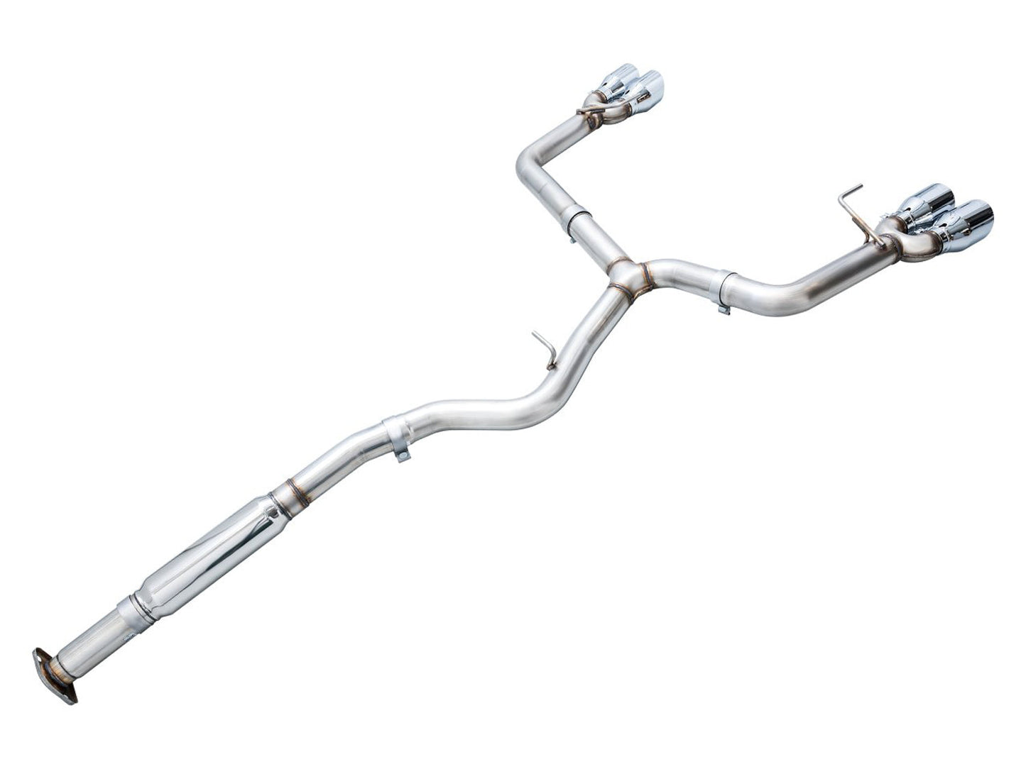 AWE Tuning Track Edition Exhaust for VB Subaru WRX - Chrome Silver Tips (3020-42979)