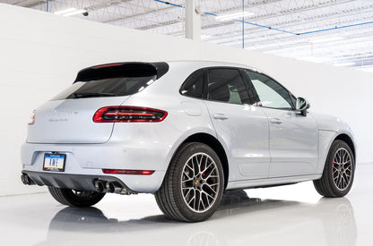 AWE Tuning Track Edition Exhaust System for Porsche Macan S / GTS / Turbo - Diamond Black 102mm Tips (3020-43040)