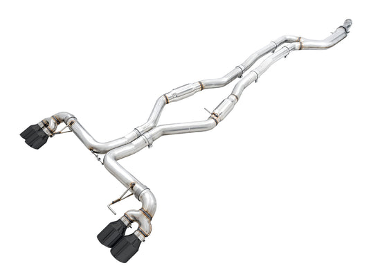 AWE Tuning Track Edition Exhaust for G2X M340i / M440i - Diamond Black Tips (3020-43085)