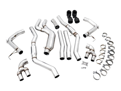 AWE Tuning Track Edition Exhaust for G2X M340i / M440i - Diamond Black Tips (3020-43085)