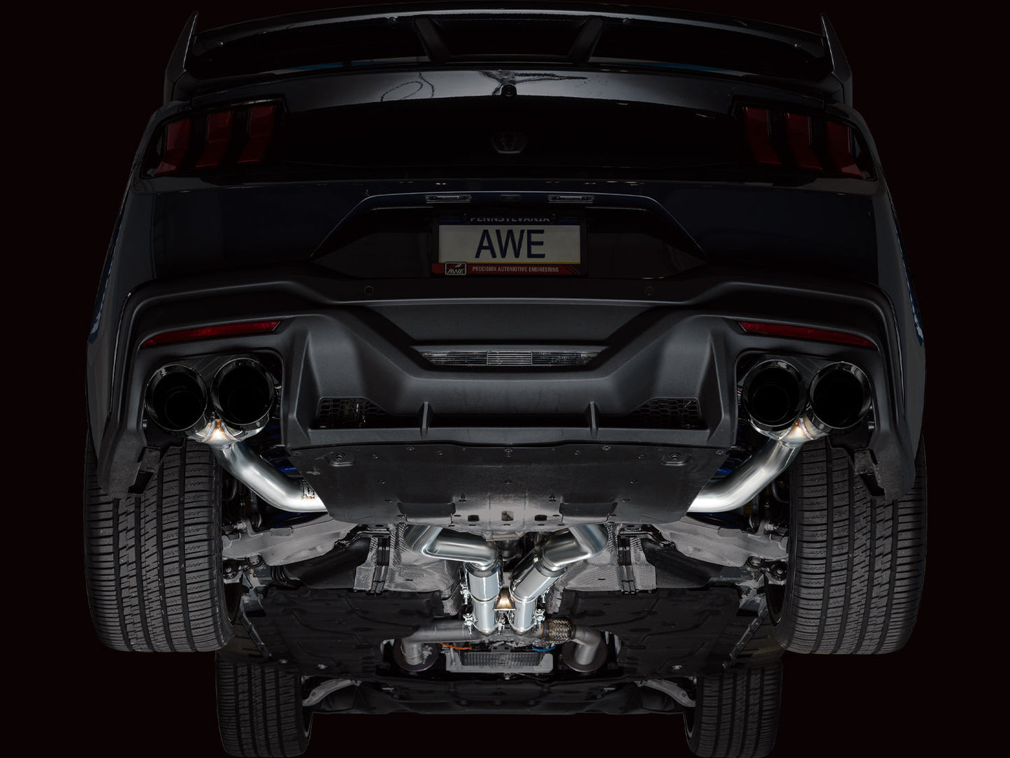 AWE Exhaust Suite for S650 Ford Mustang Dark Horse