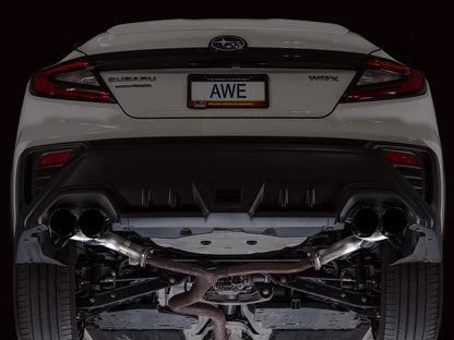AWE Tuning 3020-43424 Track Edition Axleback Exhaust For VB Subaru WRX