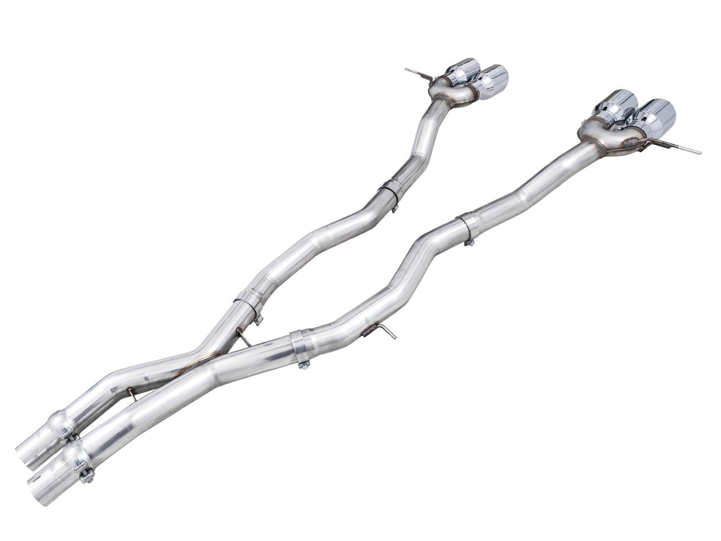 AWE Tuning Track Edition Catback Exhaust for BMW G8X M3/M4 - Chrome Silver Tips (3020-43482)