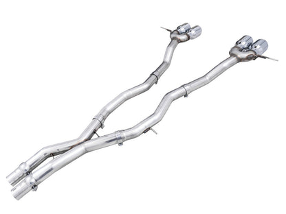 AWE Tuning Track Edition Catback Exhaust for BMW G8X M3/M4 - Chrome Silver Tips (3020-43482)