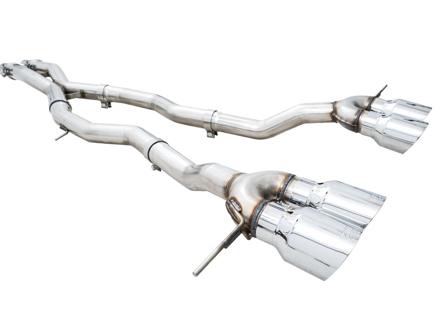 AWE Tuning Track Edition Catback Exhaust for BMW G8X M3/M4 - Chrome Silver Tips (3020-43482)