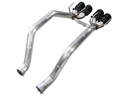 AWE Tuning 3020-43606 Axle-back Exhaust Diamond Black Tips For Corvette