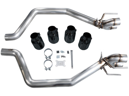 AWE Tuning 3020-43606 Axle-back Exhaust Diamond Black Tips For Corvette