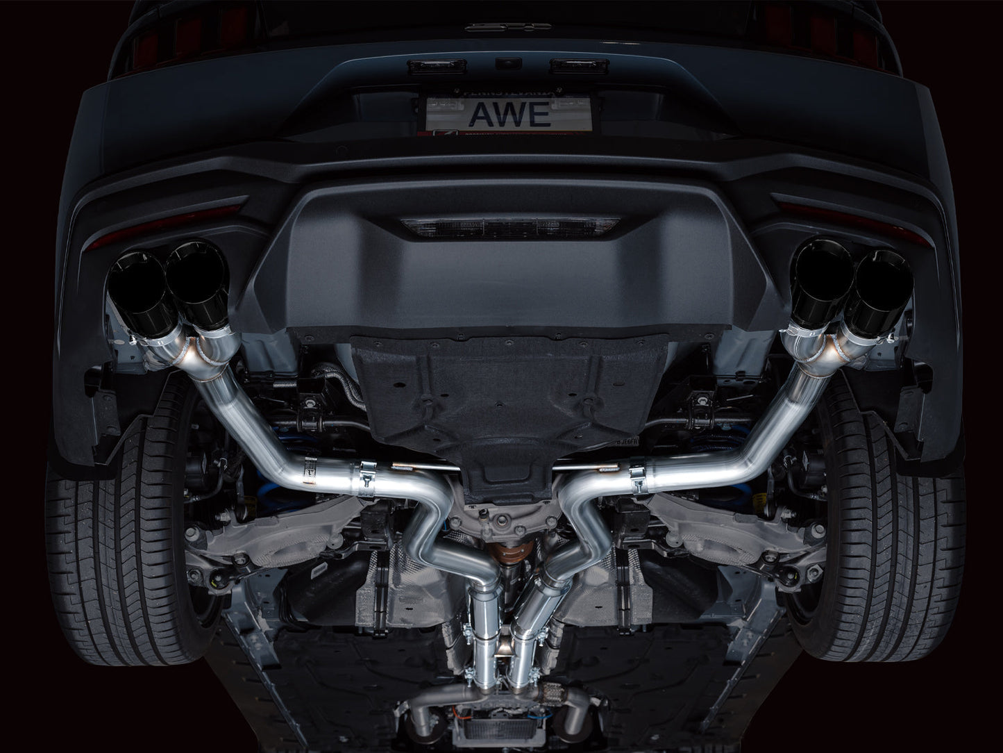AWE Exhaust Suite for S650 Ford Mustang Quad Tip GT
