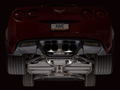 AWE Tuning 3020-43660 Axleback Exhaust 6.0L Corvette Track Ed w/ Diamond Tips