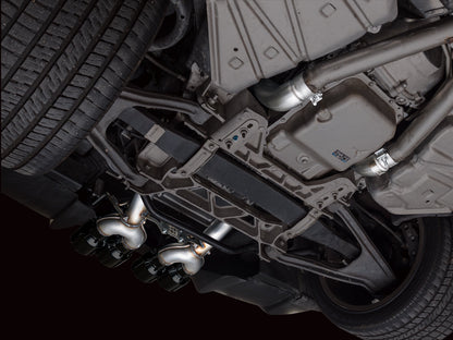 AWE Tuning 3020-43660 Axleback Exhaust 6.0L Corvette Track Ed w/ Diamond Tips